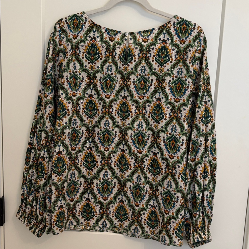 Talbots size L pullover blouse - Picture 4 of 5